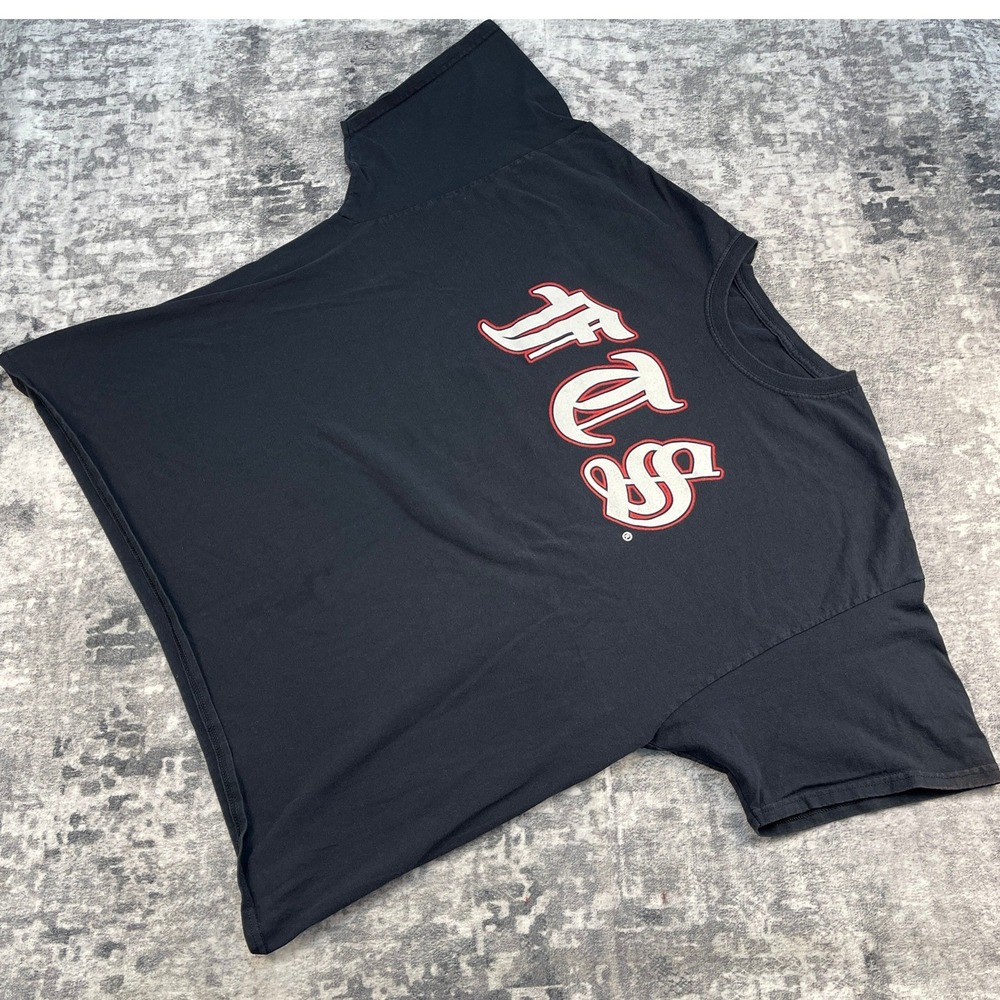 Full Throttle Saloon Sturgis Biker Bar Graphic Tee Mens 2XL Black Bikercore